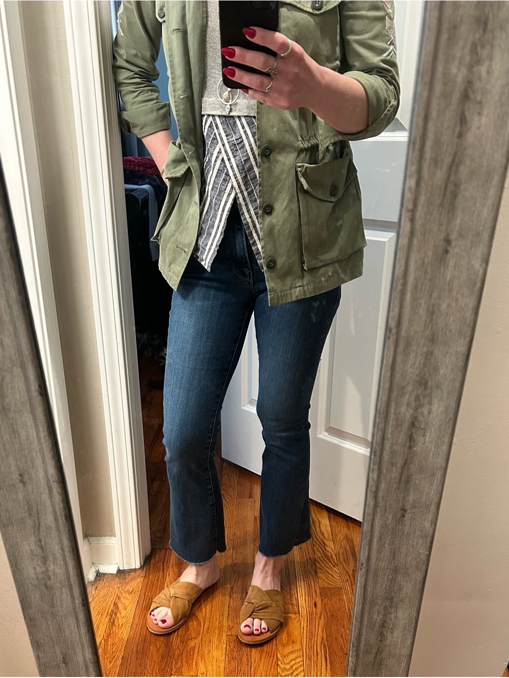 Frame Le Crop Mini Boot Stretch Jeans - Picture 2 of 16